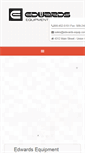 Mobile Screenshot of edwards-equip.com